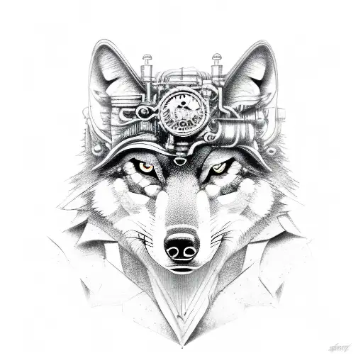 Steampunk Wolf