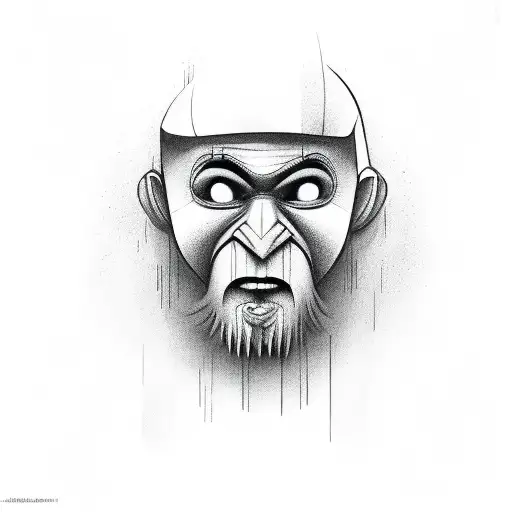 Theatre Masks With Different Emotions