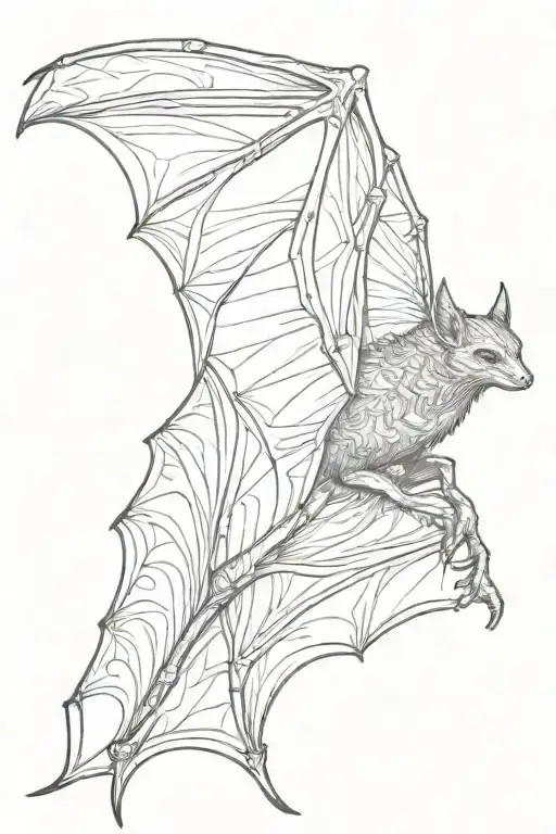 Bat Flying