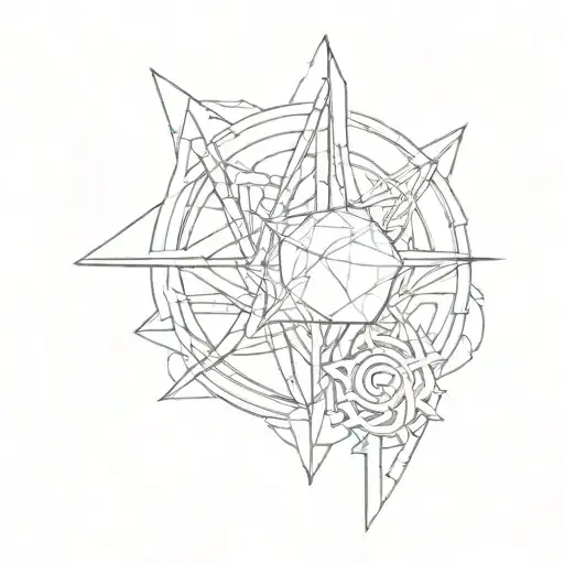 Cyber Sigilism Tattoo Sharp Edges Gothic Inspired