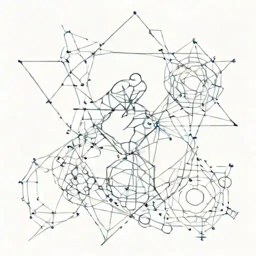 Abstract Representations Of Family Bonds Through Interconnected Geometric Shapes