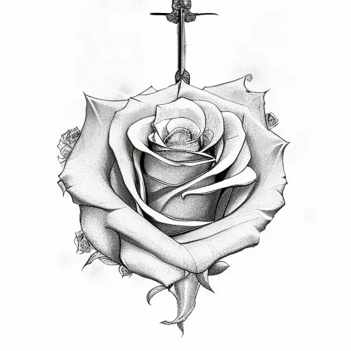 Sword With Roses