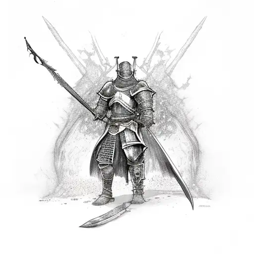 Badass Heide Knight From The Video Game Dark Souls 2