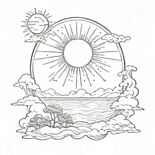 The Sun's Gonna Rise Tomorrow With A Sun Setting