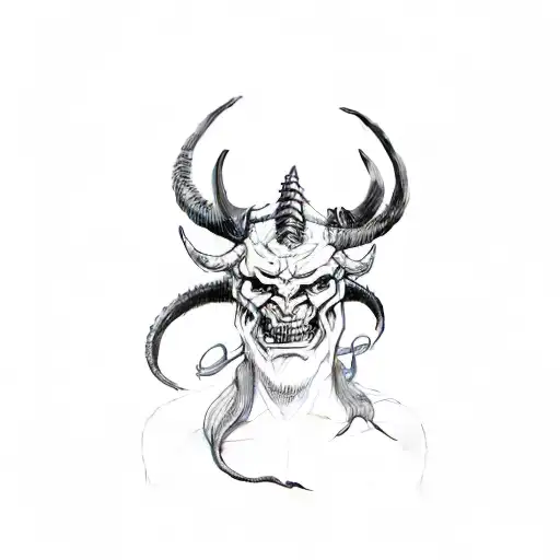 A Demon With Horns