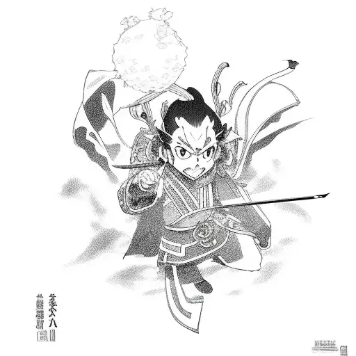 Tanjiro From Demon Slayer With Nezuko