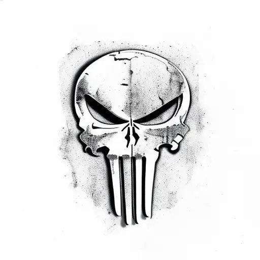 Punisher Skull On Chest
