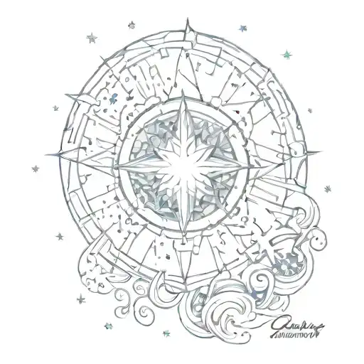 Frozen Galaxy Filled With Stars Representing Strength