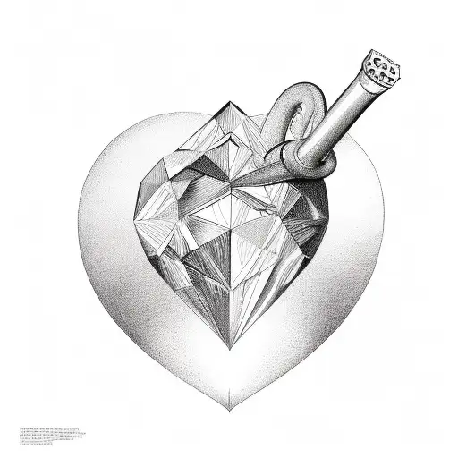 Heart Diamond Club Shape