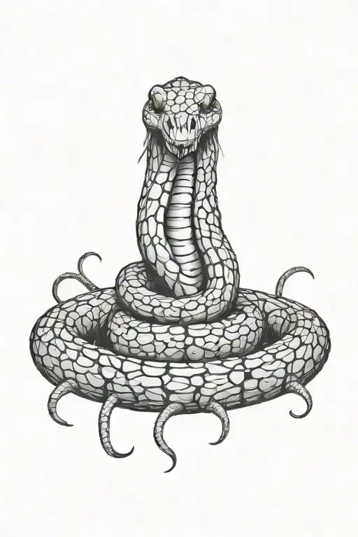 Snake With Spider Head