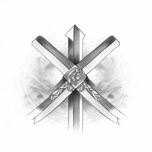 Cross Breast Cancer Ribbon