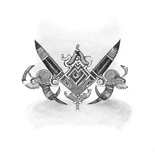 Obsidian Aztec Dagger