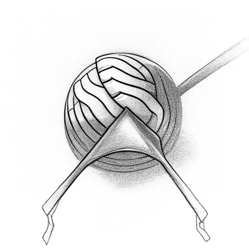 A Delicate Sketch Of A Dove Carrying A Volleyball In Its Beak