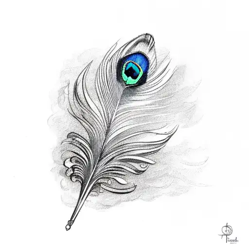Peacock Feather Anchor