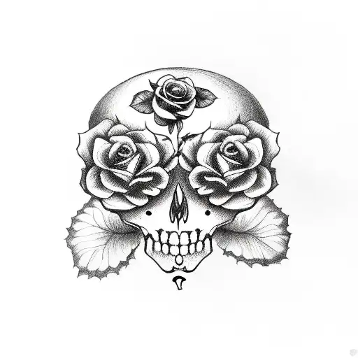 Sugar Skull And Roses