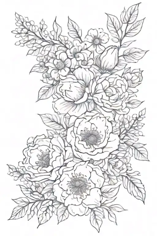 Birth Flower Bouquet