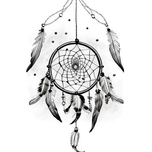 A Whimsical Dreamcatcher With The Words 'Accept My Demons'