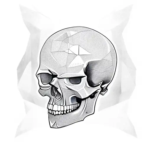 Skull With Crystal