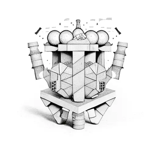 Trojan Horse With Beer And Ball