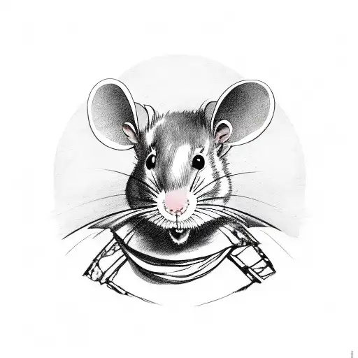 A Rat Dressed Up As A Roman Senator