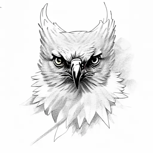 Golden Eagle Sitting Flowers