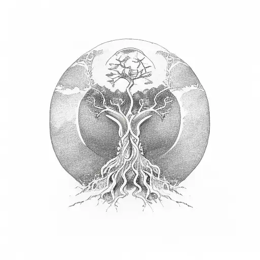 Yggdrasil For Neck