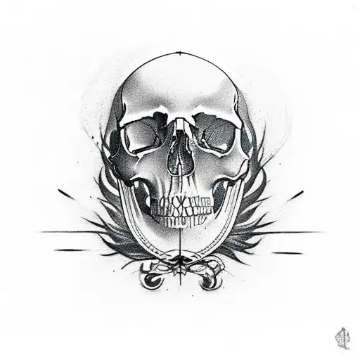 A Realism Style Tattoo Of A Skull With Intricate Animal Illustrations Inside