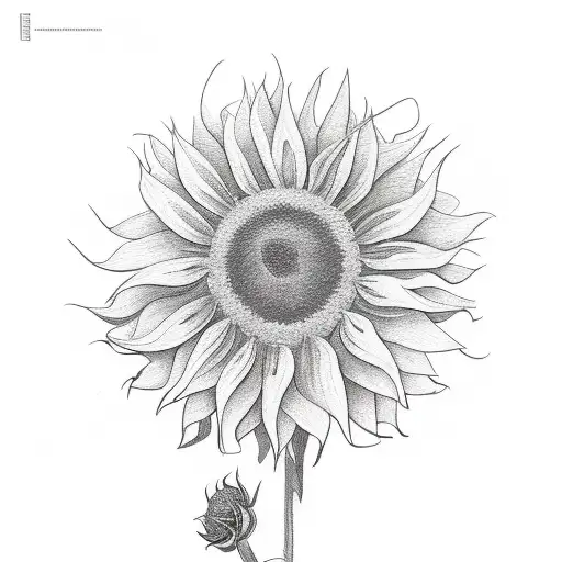 A Hunting Rifle Morphing Into A Blooming Sunflower