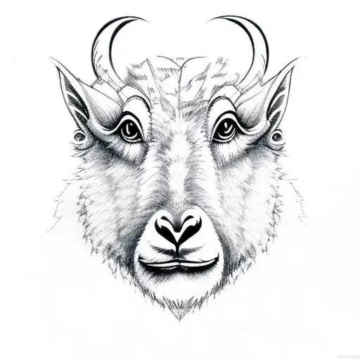 Cute Mountain Goat Small