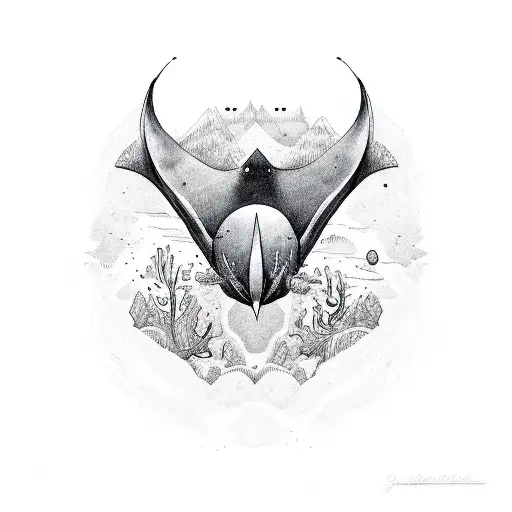 Mountain Ocean Earth Air Mantaray