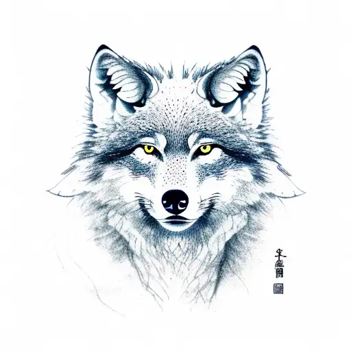A Japanese Wolf