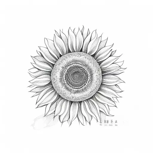 Sunflower Mountain Lines Circles