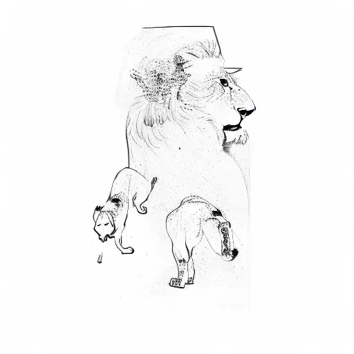 A Lion And A Lioness