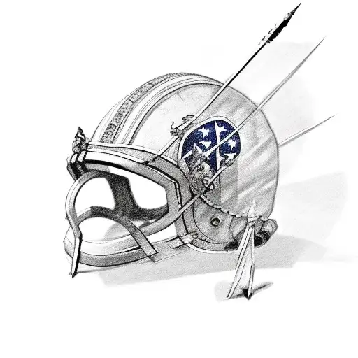 Rebel Flag Spartan Helmet
