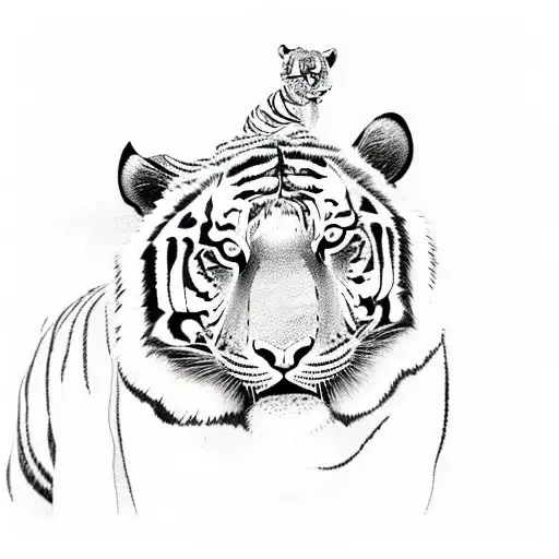 A Tiger And Bear Fighting