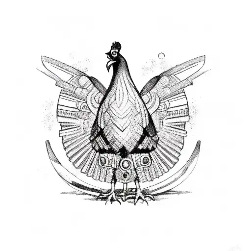 Turkey Track With Mexican Flag Color