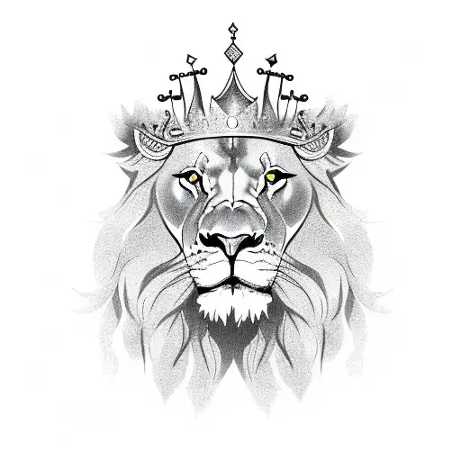 Lion With Crown