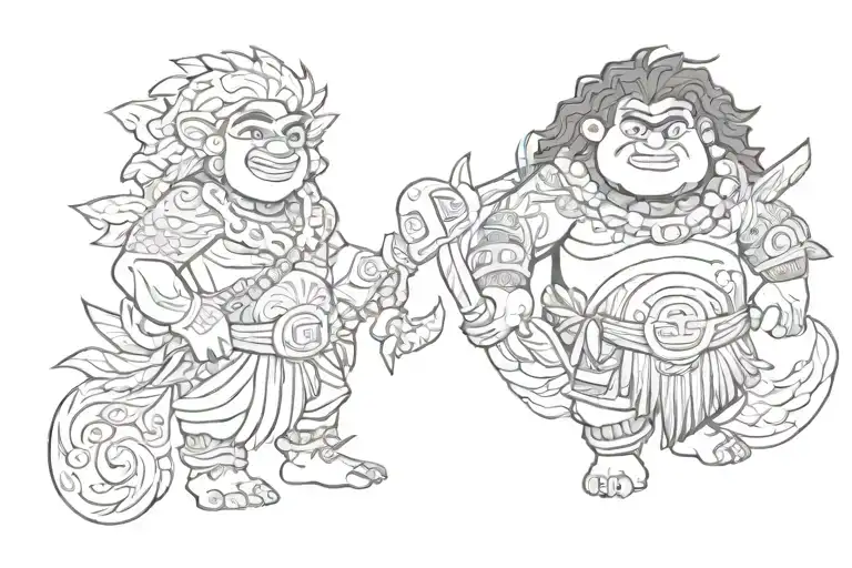 Mini Maui From Moana