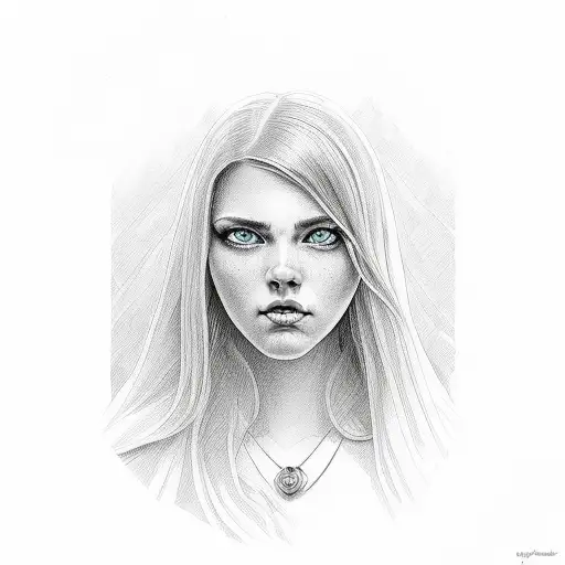 American Traditional Woman Portrait