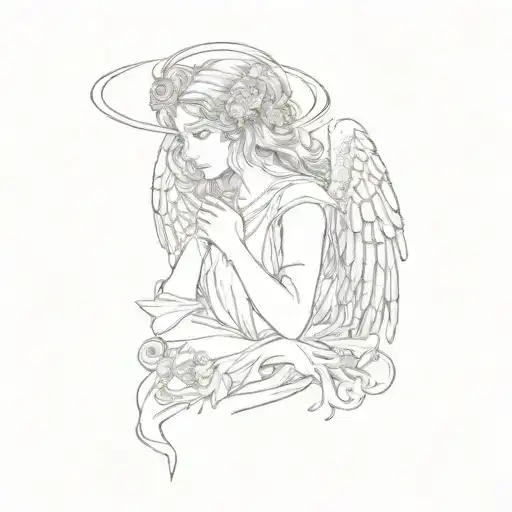 An Angel With A Halo