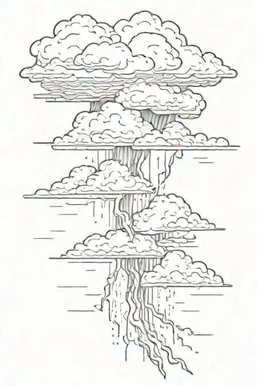 A Cloud From Which Lightning Strikes