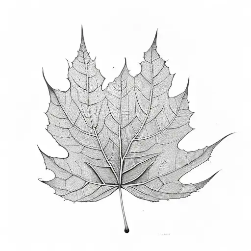 Anthurim Leaf Thin Line