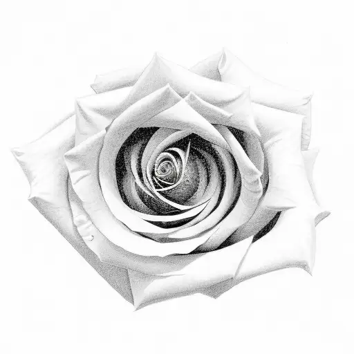 The Name Rose Spelled Out With Rose Design