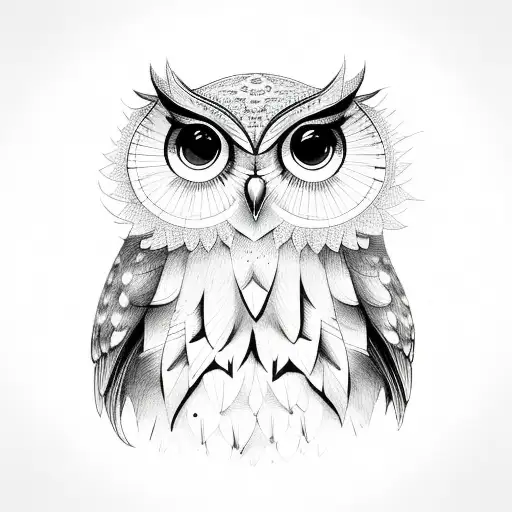Cute Light Wings Owl