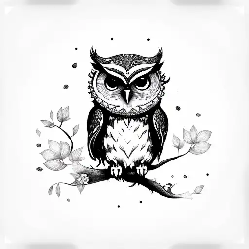 Cute Light Owl