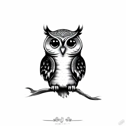 Cute Light Owl