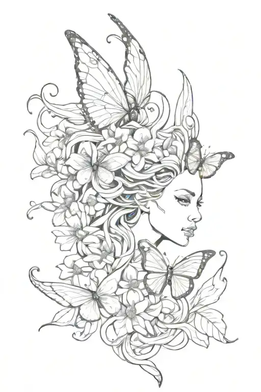 Medusa Butterfly Flower