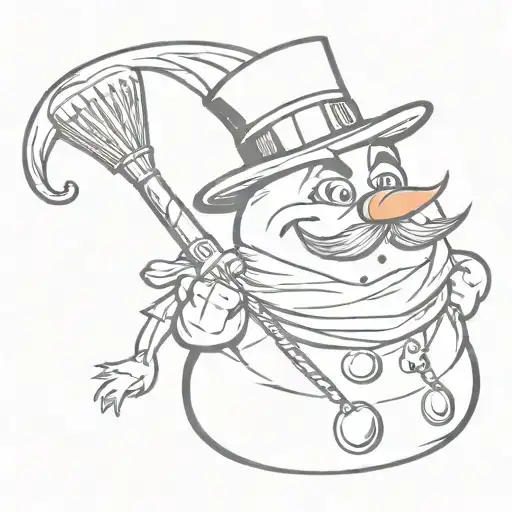 Frosty The Snowman But A Gangster