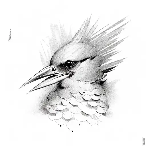 Vs Word With Rising Bird