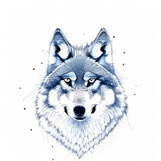 Female Wolf With Crown